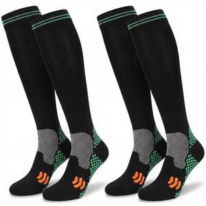 lot 43328 image: Compression Socks (20-30mmHg) for Men & Women Best Compression Socks for All Day Wear, Better Blood Flow, Swelling (LXL, Black) - Retail $10