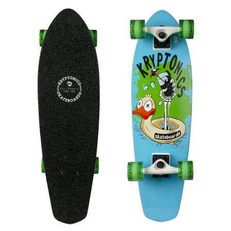 lot 24729 image: Kryptonics 28 In. Complete Cruiser Skateboard (28 In. x 8 In.)  Splash - Retail - $24.97