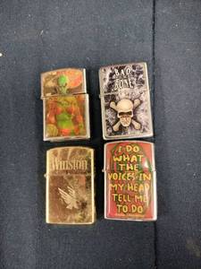 lot 62018 image: Set of 4 Lighters