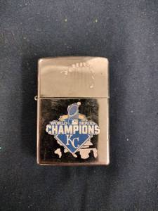 lot 62070 image: Zippo MLB� Kansas City Royals World Series Champions lighter