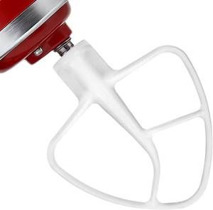 lot 10306 image: Coated Flat Beater Replacement for KitchenAid Stand Mixer, Fits 4.5-5Qt Tilt-Head Models, Flat Beater Attachment for Cake Batter, Cookie Dough & Mashed Potatoes