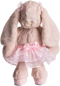 lot 10313 image: DILLY DUDU BallerinaBallet Bunny Plush Toy Stuffed Animal Rabbit Doll 10-inch(Pink)