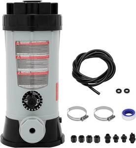 lot 17251 image: CL220 Offline Chlorinator for Swimming Pool Ponds,Replacement Hayward cl220 Chlorine Feeder,9 lbs Capacity,360   Adjustable Water Flow Knob, Thickened ABS Material - Retail $74.99