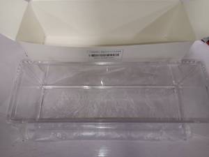 lot 17256 image: Acrylic Storage Container no lid 11.5 4 4