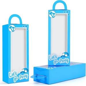 lot 17267 image: Sisorl 12PCS Blue Party Favor Boxes Blue Doll Gift Boxes Bachelorette Birthday Decoration Goodie Bag Candy Box for Girls and boys Birthday Party Bridal Shower Supplies (11)