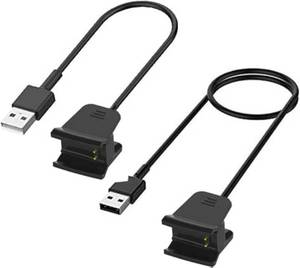 lot 17271 image: Kissmart Charger for Fitbit Alta HR, Replacement Charging Cable Clip Cord for Fitbit Alta HR (2-Pack,1.8ft & 3.3ft)
