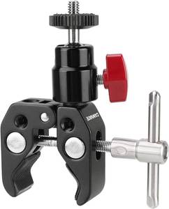 lot 17296 image: CAMVATE Super Clamp Articulated Mini Ball Head with 14-20 Thread Hole - 1414