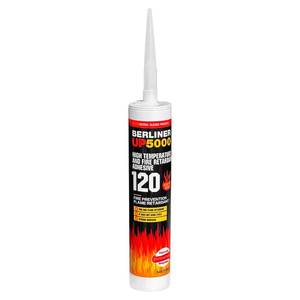 lot 17308 image: Wood Stove Door Gasket Cement, High Temperature Resistance Silicone Material Adhesive, 850 F RTV High Heat Silicone Sealant, Black, 310ml Nozzle Not Included