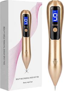 lot 17547 image: USB Rechargeable Skin Tag Remover Pen - 9-Speed Professional Mole Wart Removal Tool, LCD Display & Safety Lock, Painless Spot Remover for Face Body