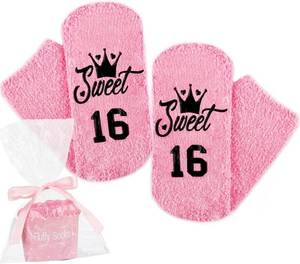 lot 17728 image: Jeasona Birthday Gifts for 18 Year Old Girl 13 16 Teenage 21st Fuzzy Socks