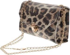 lot 17729 image: TENDYCOCO 3pcs Shoulder Cross Tote Crossbody Body Printed Pu Women Bag Chain Leather Satchel Bags Casual Leopard
