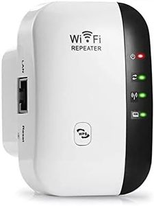 lot 17732 image: WiFi Extender, WiFi Extenders Signal Booster for Home Up to 5000 sq.ft and 50 Devices, WiFi Range Extender, Wireless Repeater, Long Range Amplifier with Ethernet Port, 1-Tap Setup, Alexa Compatible