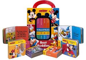lot 63344 image: Mickey Mouse & Friends Mickey, Minnie and More - My First Library Board Book Block 12-Book Set - PI Kids - Retail $12