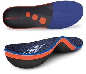 lot 63354 image: WalkHero Plantar Fasciitis Insoles - Arch Support Inserts for Men Women, Orthotic Insoles for Arch Pain Relief, Reduce Muscle Fatigue Mens 7-7.5  Womens 9-9.5 - Retail $18