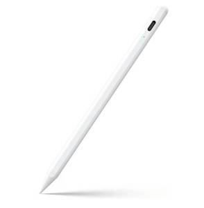 lot 63380 image: Stylus Pen for iPad 6th-11th Generation-2X Fast Charge Active Pencil Compatible with 2018-2026 Apple iPad Pro 1112.9M4, iPad Air 345M2M3M4,iPad mini 567 Gen-White - Retail $25