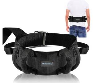 lot 63400 image: Gait Belt Transfer Belt for Seniors with 6 Handles, Standing Aid Medical Nursing Assist for Seniors, Handicap, Occupational Physical Therapy Caregiver, Walking & Standing Lift Belt Holds up 300 LBS - Retail $16