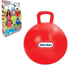 lot 63409 image: Little Tikes Bouncing Fun Red Hopper 9301A - Mega 18 Inflatable Heavy Gauge Durable Vinyl Ball - Deflates Easily for Storage - Exercise Learning Fun YES - Use that Energy for Kids Ages 4-8 - Retail $17