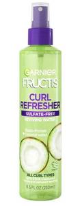 lot 63430 image: Garnier, Fructis Curl Refresher Reviving Water Spray, 8.5 Fl Oz - Retail $9