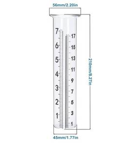 lot 63470 image: 7inch Glass Rain Gauge Replacement Tubes for Yard Garden Outdoor - Retail $8