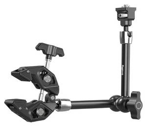 lot 63492 image: 12.9 Inches Magic Arm Clamp, with 14 Screw & Anti-Deflection Retractable Pin, Clamp Mount for GoProfor Insta360 for DJI Actionfor DSLRfor Lightfor Monitorfor Phone - 5312 - Retail $40