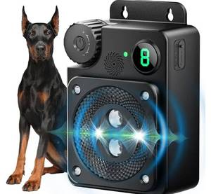 lot 63497 image: Anti Barking Device for Dogs, Ultrasonic Dog Bark Deterrent Devices, Dog Barking Deterrent Devices,3 Modes Ultrasonic Bark Box, Dog Barking Stopper Long Range 50ft, for Indoor & Outdoor Use - Retail $20