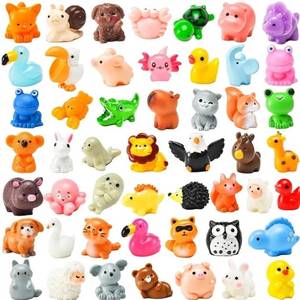 lot 63505 image: 50 Pcs Mini Resin Animal Tiny Resin Animals Figurines Bulk Miniature Little to Hide Small Animal Figures Bulk for Micro Fairy Party Favors Garden Landscape Accessories Dollhouse Crafts Decor - Retail $10