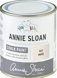 lot 63513 image: Annie Sloan Chalk Paint� (Old White, 500 ml16.9 Fl Oz) a unique decorative paint for furniture, cabinets and home d�cor with no sanding or priming - Retail $30
