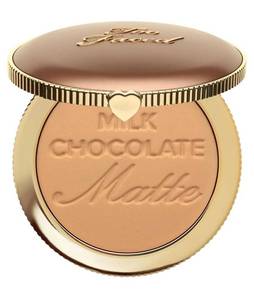 lot 63518 image: Too Faced Chocolate Soleil Matte Blurring Bronzer  Matte Bronzer Powder that Mimics Natural Skin for Blurred Sun-Kissed Effect - Retail $38