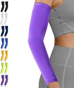 lot 10368 image: HiRui Arm Compression Sleeves for Men Women Youth, UV Protection 20-30mmHG Support Tattoo Cover, Breathable Moisture-Wicking, Medium