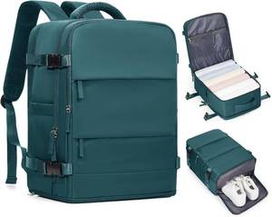 lot 10373 image: coofay Travel Backpack Carry on Flight Approved Mochila De Viaje Carry on Backpack for Airplanes Spirit Airlines Personal Item Travel Bag Traveling Backpack for Women Men Travel Essentials