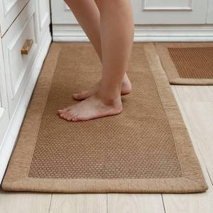 lot 17078 image: Kitchen Rugs and Mats Non Skid Washable Set of 2 PCS Absorbent Kitchen Runner Rugs Farmhouse Kitchen Floor Mats for in Front of Sink 19.5x31.519.5x47