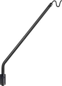 lot 17090 image: Kingsyard Heavy Duty Wall Mounted Deck Hook, 27-39 Adjustable Metal Plant Wall Hanger for Hanging Bird Feeders, Planters, Lanterns, Wind Chimes, Wall Mounted