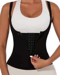 lot 17866 image: YADIFEN Waist Trainer for Women,Zipper Corset Body Shaper for Tummy Control Neoprene Cincher Sweat Sauna Vest Tank Top