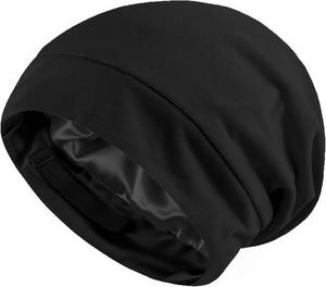 lot 17886 image: Satin Silk Bonnet Skull Caps for Men Women,Soft Adjuastable Satin Lined Beanie Winter Hat Hair Cover for Sleeping