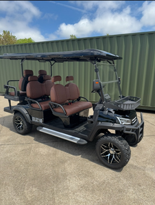 lot 53005 image: 6 Person Luxury Golf Cart   Assembly Required  (SDLC100-GRAY)