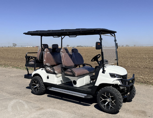 lot 53008 image: SDLANCH 6 Passenger Electric Golf Cart (SDLC100-WHITE) - Assembly Required