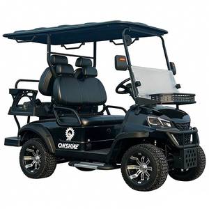 lot 58003 image: Onshine 4 Passenger Electric Golf Cart (OSGC4-BLACK)