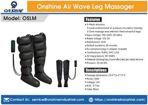 lot 58044 image: Onshine Air Wave Leg Massager with Adjustable Compression Therapy (OSLM)