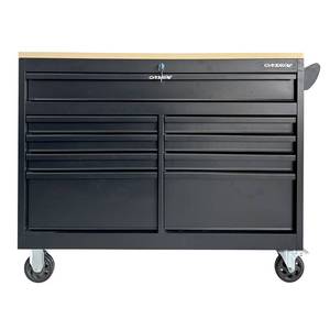 lot 58054 image: Onshine 9 Drawer Rolling Tool Cabinet with Locking Storage (OSTC-9-BLACK)