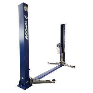 lot 58056 image: Onshine 10000 Pound Two Post Vehicle Lift with 220 Volt Hydraulic Power Unit (OSCL-10000-BLUE)