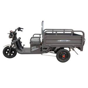 lot 58005 image: Onshine 800 Watt Electric Cargo Tricycle with Tilting Cargo Bed (OSECT-13-GRAY)