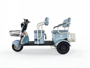 lot 58009 image: Onshine 3 Wheel Electric Scooter with Dual Seating and Digital Display (OSES-3-BLUE)