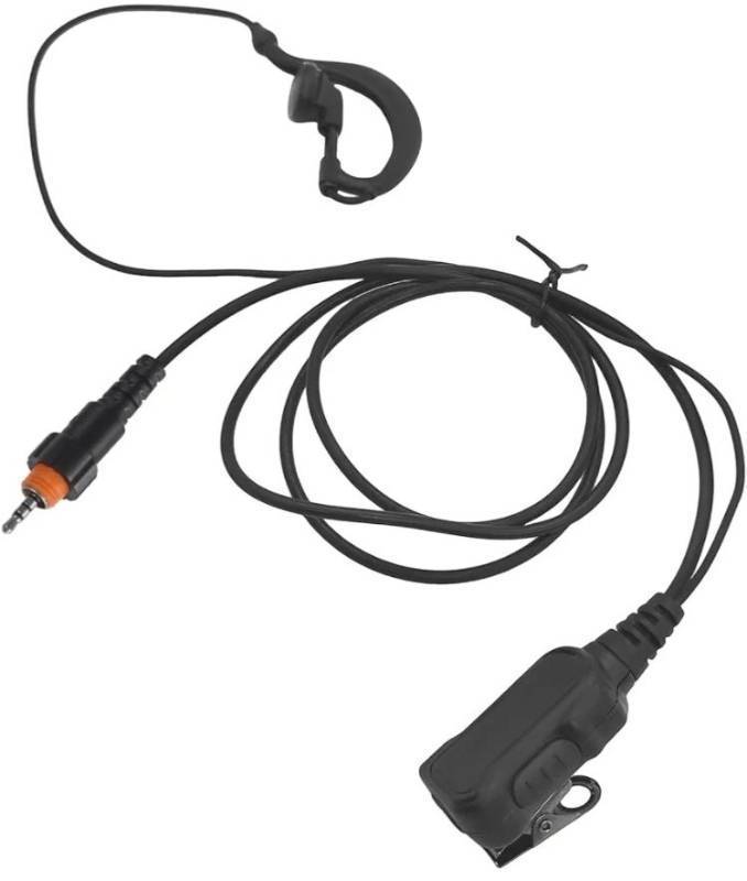 lot 57902 image: Swivel Earpiece Headset with PTT Mic Compatible with Motorola Two-Way Radio Walkie Talkies CLP1010 CLP1040 CLP1060 CLP446 CLP1083e CLP446e CLPe Plus, Replaces HKLN4436A HKLN4455 - Retail $18