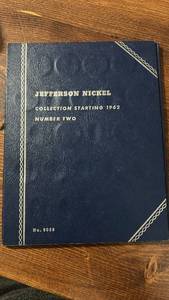 lot 40389 image: Jefferson Nickel Collection Album Starting 1962 - Number Two (Whitman No. 9039)