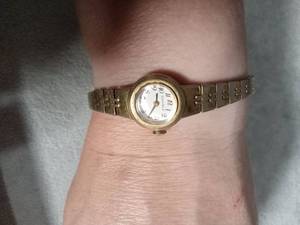 lot 6095 image: Caravelle by Bulova Ladies Gold-Tone Mechanical Wristwatch