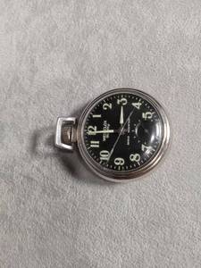 lot 6096 image: Westclox Scotty Pocket Watch with Black Dial