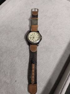 lot 6130 image: Milan Water Resistant Field Watch with Canvas NATO Strap