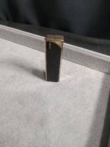 lot 6141 image: Black and Gold Tone Pocket Lighter