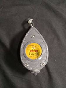 lot 50302 image: Starrett SCL50 50ft Chalk Line and Plumb Bob