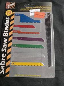 lot 50323 image: Sterling Tools Sabre Saw Blades Set of 8